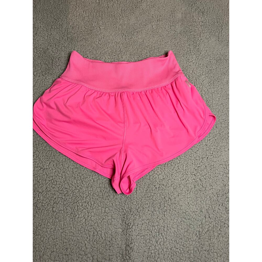 Free People Movement Game Time Shorts - Hot Pink - Size L  (B100108)